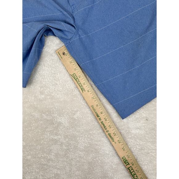 Mens Hang Ten Size 36 Blue Shorts With Drawstring And Pockets Dress Casual Swim - Picture 5 of 9